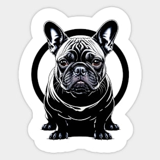 French bulldog Sticker
